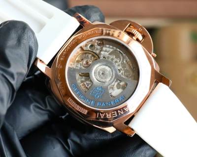 Panerai Luminor Due 42mm Burgundy Automatic Watch view 8