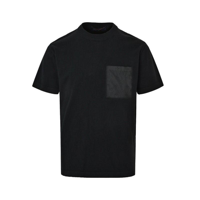 Black Pocket Crewneck T-Shirt view