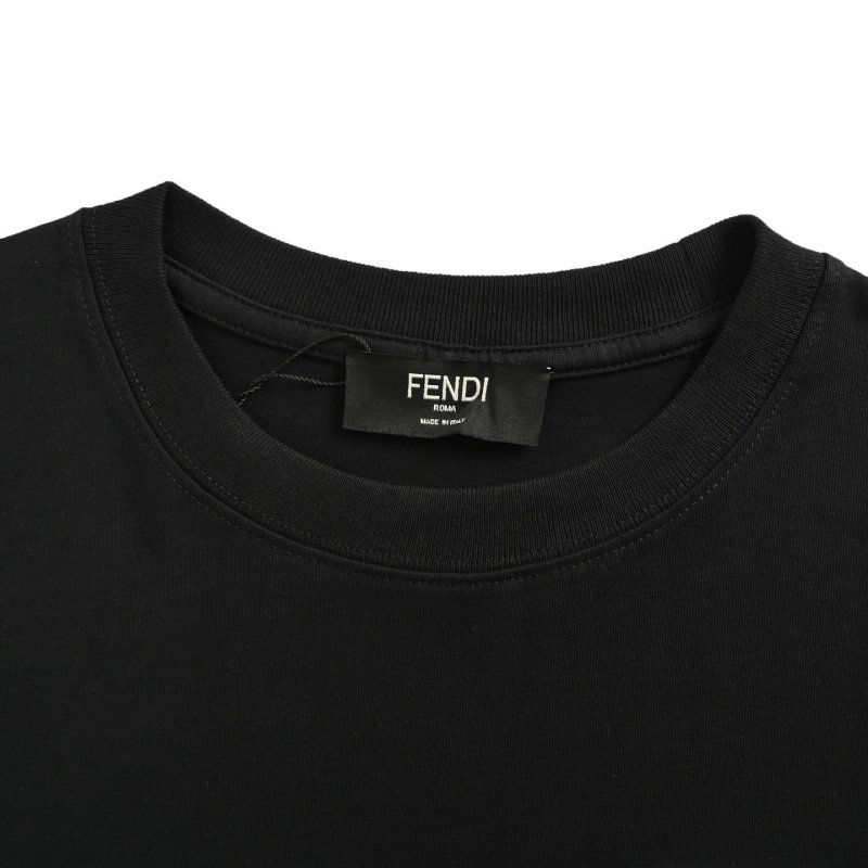 Black Short Sleeve T-Shirt with Chest Pocket Badge view