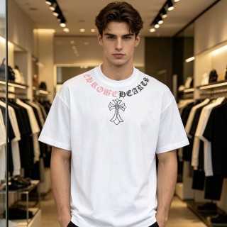 Chrome Hearts White Cross Logo T-Shirt view 2
