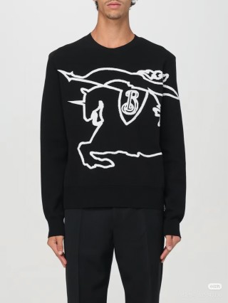 Burberry Black EKD Horse Logo Sweatshirt view 1