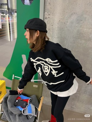Burberry Black EKD Horse Logo Sweatshirt view 8
