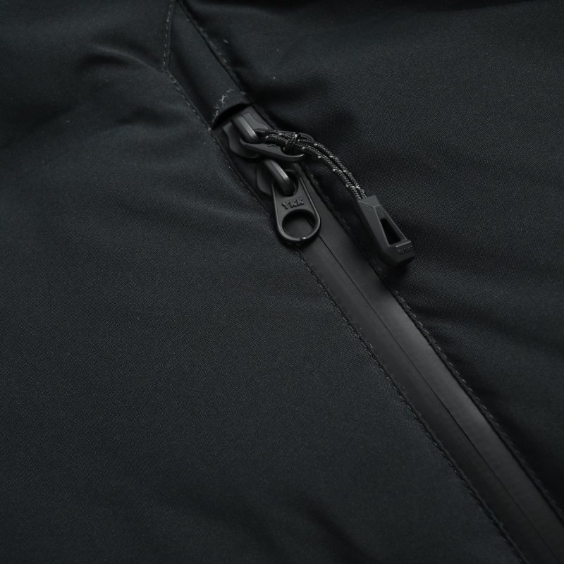 Black Premium Down Puffer Jacket with White Lining view