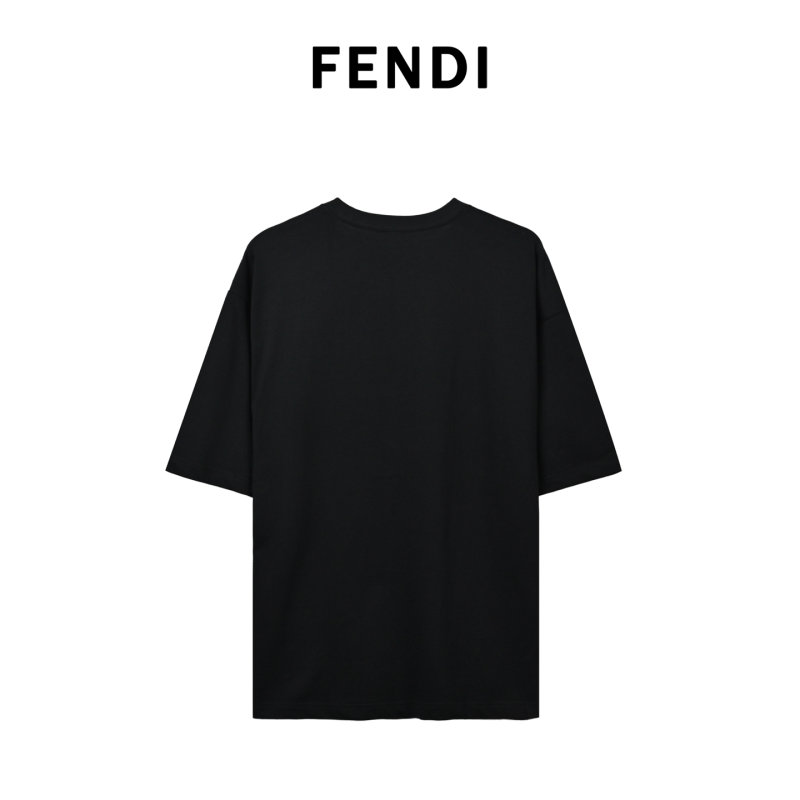 Fendi FF Logo Black T-Shirt view