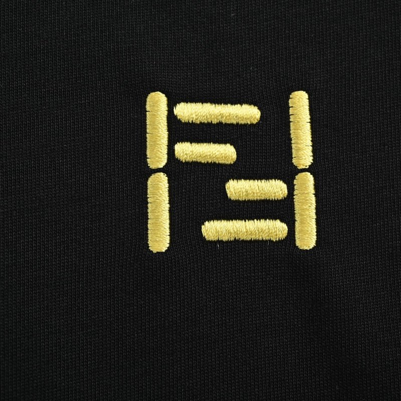 Fendi FF Logo Black T-Shirt view