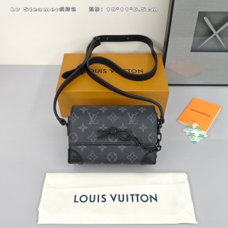 Louis Vuitton Steamer Black Monogram Shoulder Bag view 1