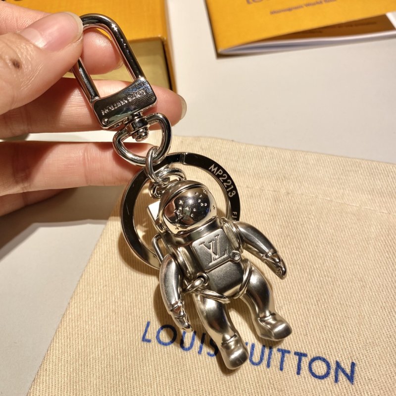 Louis Vuitton Astronaut Spaceman Keychain Charm Silver
