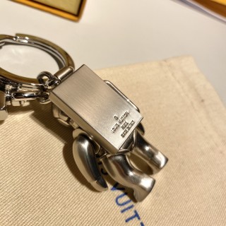 Louis Vuitton Astronaut Spaceman Keychain Charm Silver view 7