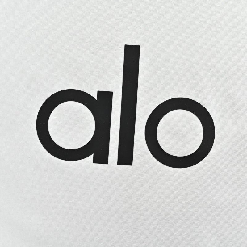 Alo Yoga Logo T-Shirt White view