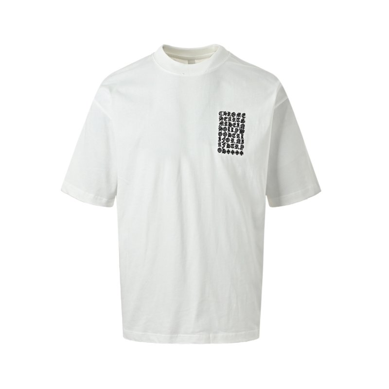 Chrome Hearts White Multi-Symbol Back Print T-Shirt view