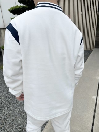 Gucci White Logo Polo Shirt Long Sleeve view 9