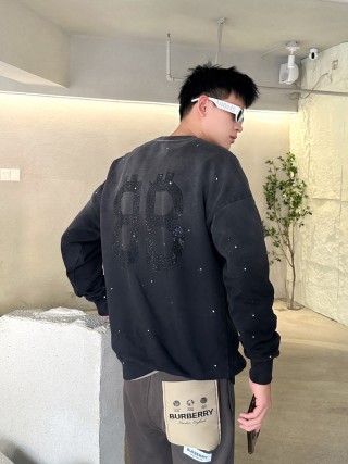 Burberry TB Embroidered Joggers Taupe view 5