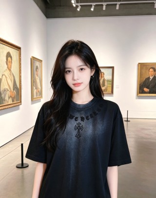 Givenchy Cross Logo Black T-Shirt view 3