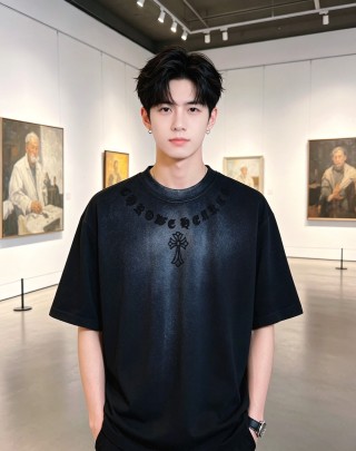 Givenchy Cross Logo Black T-Shirt view 4