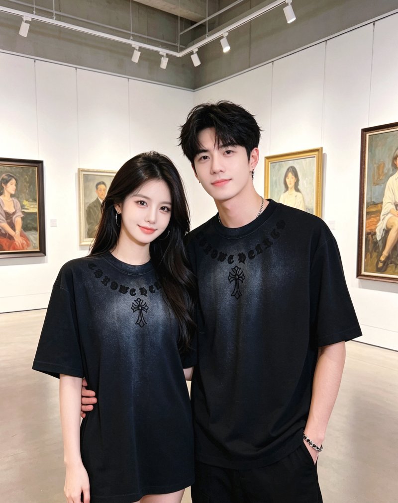 Givenchy Cross Logo Black T-Shirt view