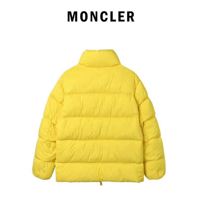 Bright Yellow Puffer Down Jacket – Winter Warmth view