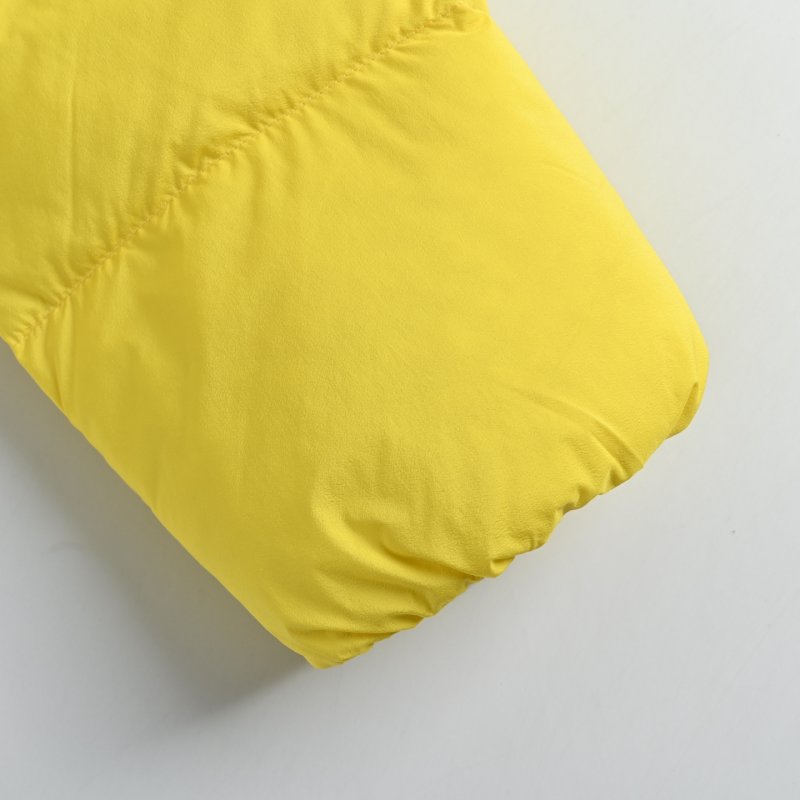 Bright Yellow Puffer Down Jacket – Winter Warmth view