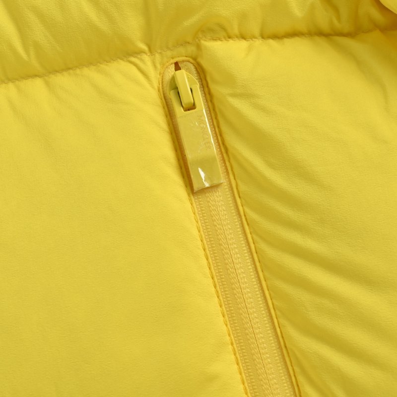 Bright Yellow Puffer Down Jacket – Winter Warmth view