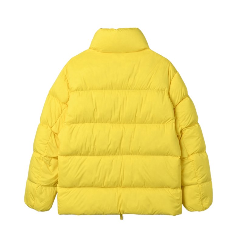 Bright Yellow Puffer Down Jacket – Winter Warmth view