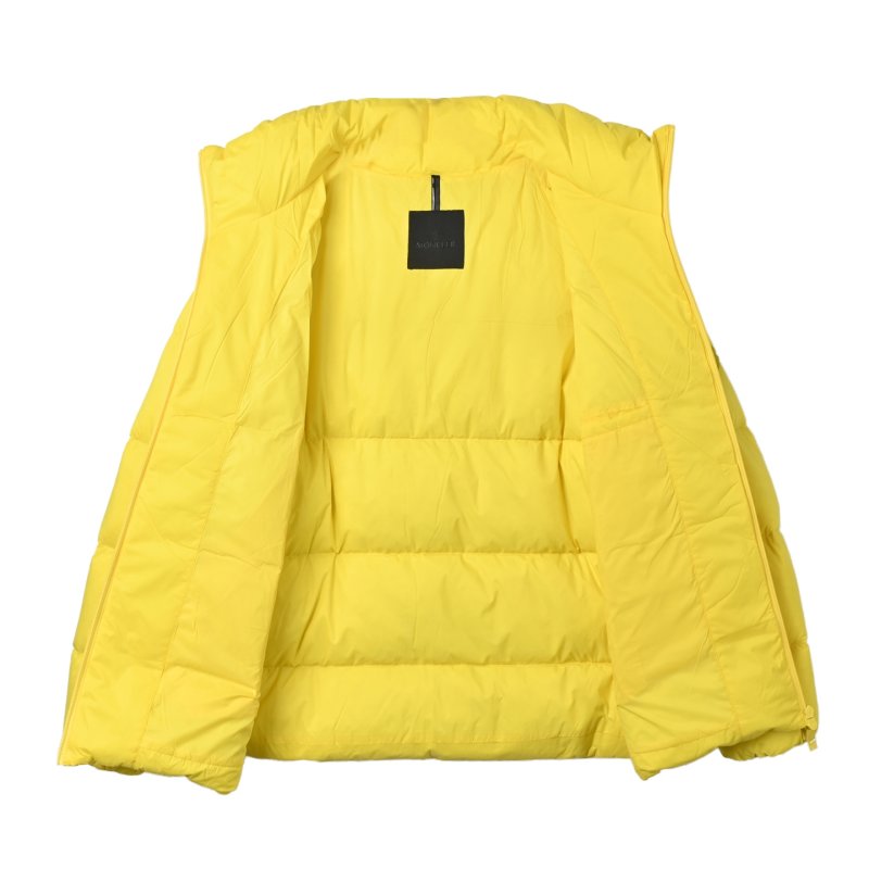 Bright Yellow Puffer Down Jacket – Winter Warmth view