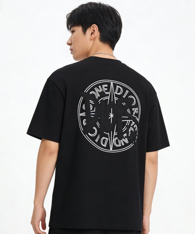 Black Graphic Print Short Sleeve T-Shirt view