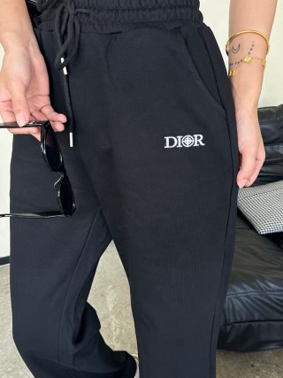 Dior Black Logo Joggers view 1