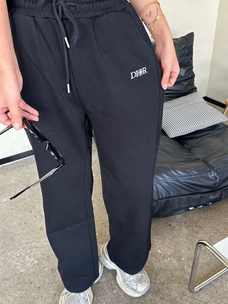 Dior Black Logo Joggers view