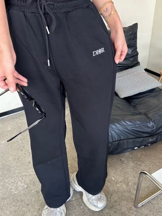 Dior Black Logo Joggers view 2