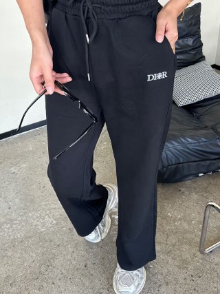 Dior Black Logo Joggers view 3