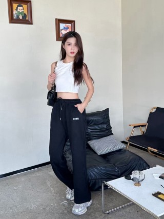 Dior Black Logo Joggers view 4