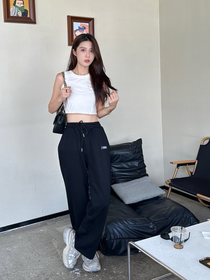 Dior Black Logo Joggers view