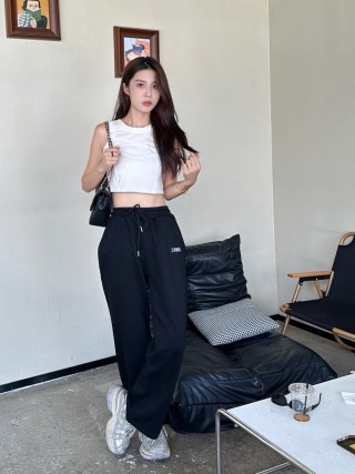 Dior Black Logo Joggers view 5
