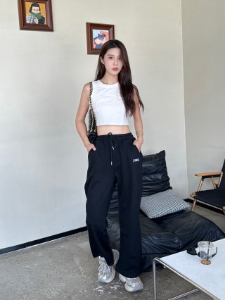 Dior Black Logo Joggers view 6