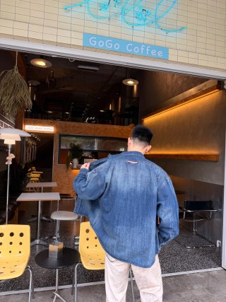Classic Denim Shirt Jacket - Medium Blue view 3
