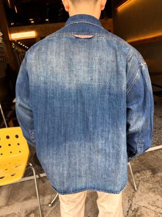 Classic Denim Shirt Jacket - Medium Blue view 6