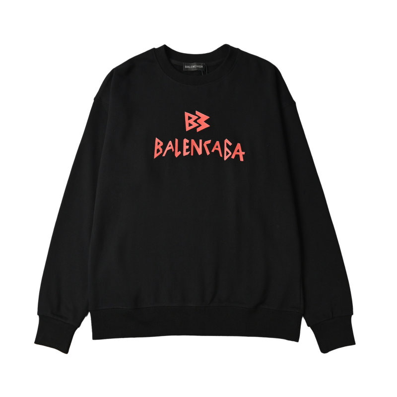 Balenciaga Black Logo Crewneck Sweatshirt view