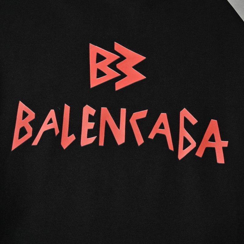 Balenciaga Black Logo Crewneck Sweatshirt view