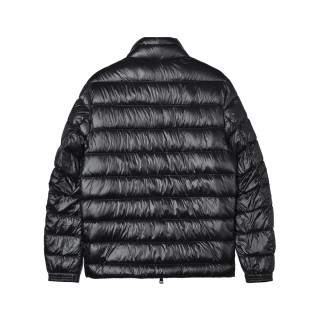 Moncler 25FW Chest Diagonal Zip Down Jacket Black view 4