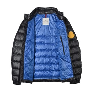 Moncler 25FW Chest Diagonal Zip Down Jacket Black view 5