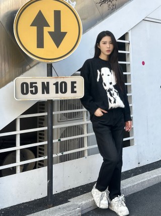 Black Premium Straight Leg Jeans view 2