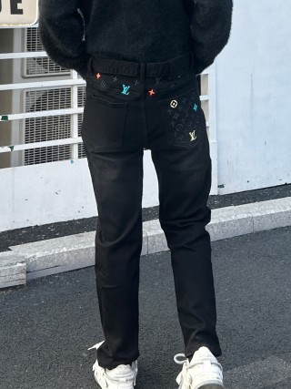 Black Premium Straight Leg Jeans view 5