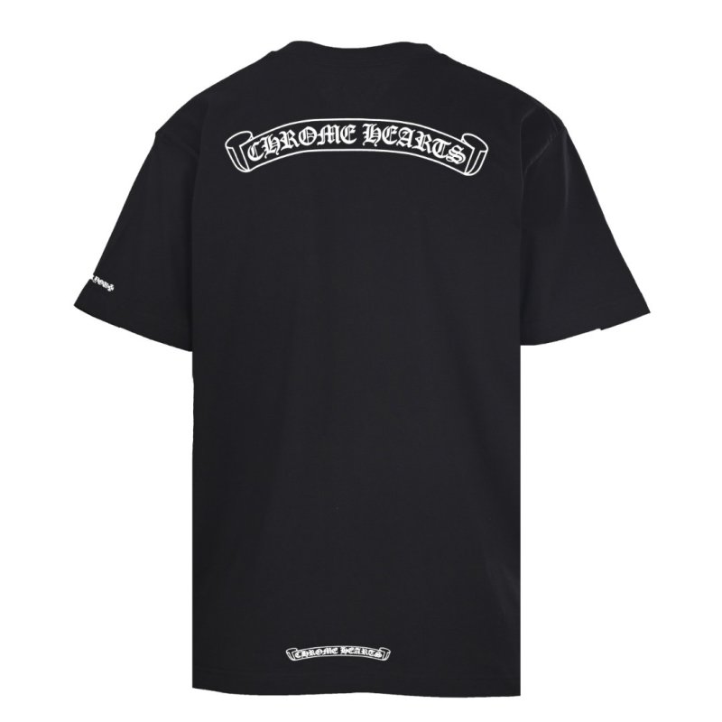 Chrome Hearts Black Gothic Logo T-Shirt view