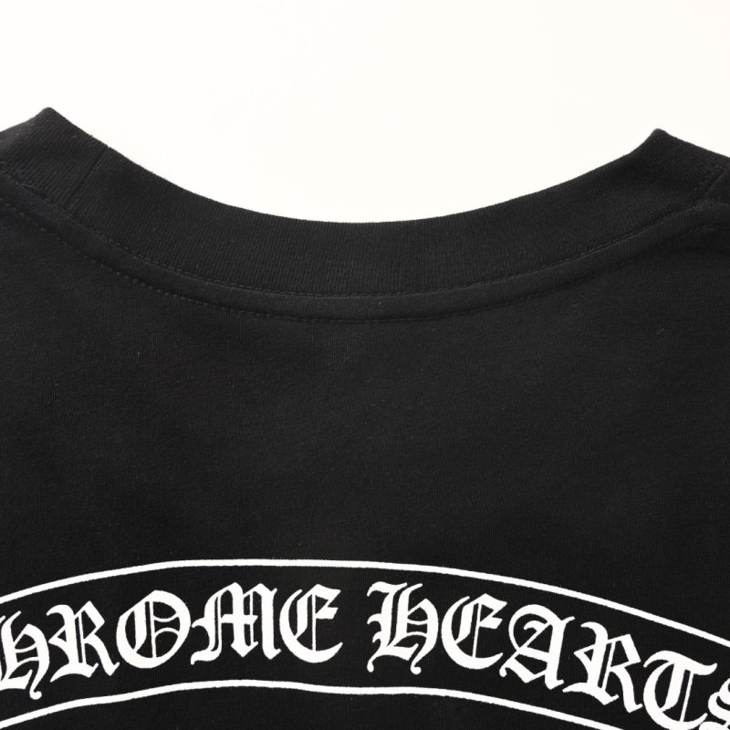 Chrome Hearts Black Gothic Logo T-Shirt view