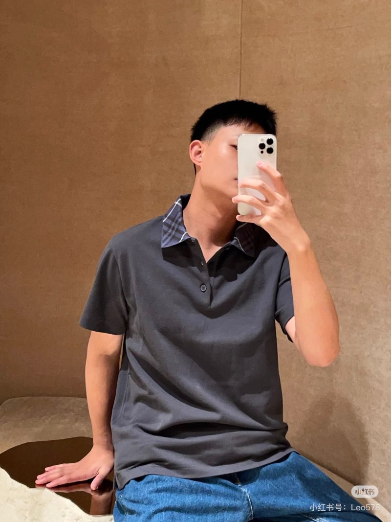 Classic Charcoal Short Sleeve Polo Shirt