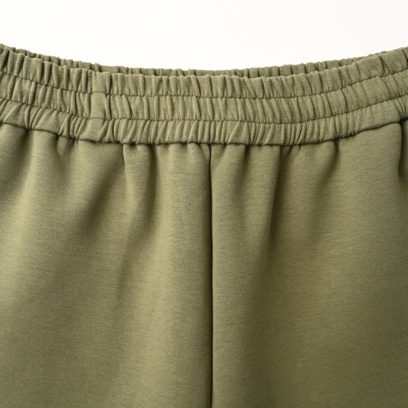 Gucci Olive Green Logo Shorts view