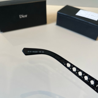 Dior Tortoiseshell Cat-Eye Sunglasses with CD Logo view 5