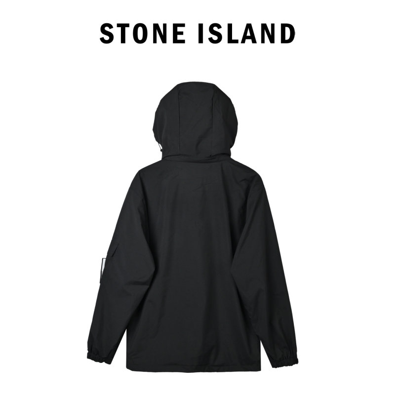 Stone Island Black Nylon Utility Jacket view