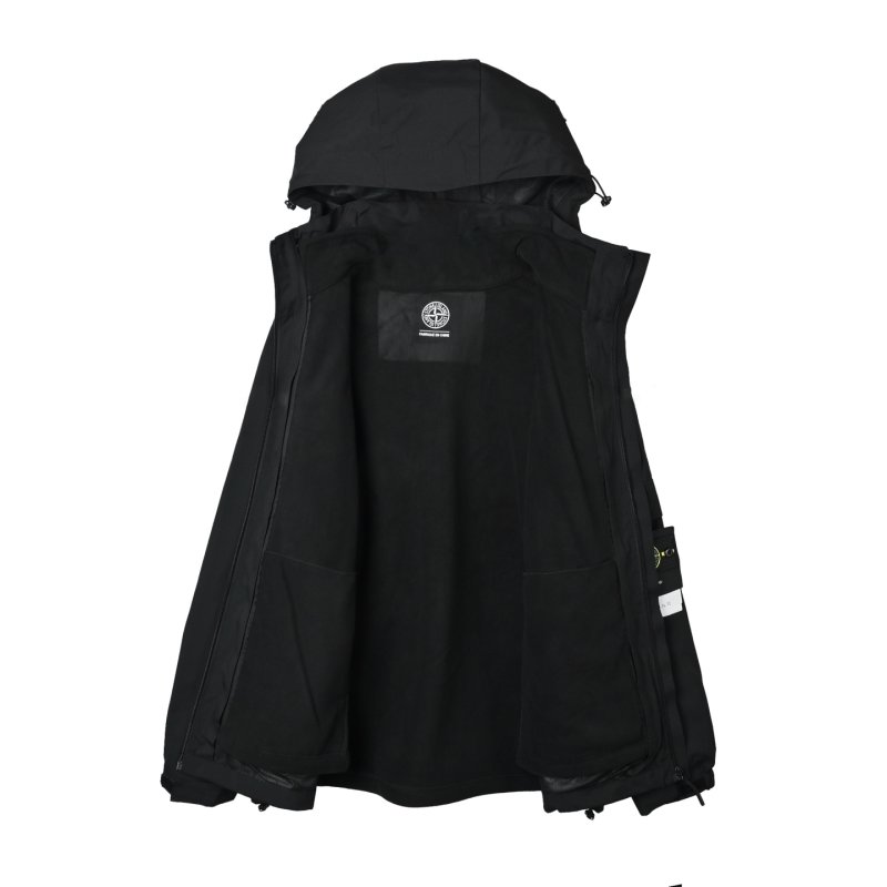 Stone Island Black Nylon Utility Jacket view