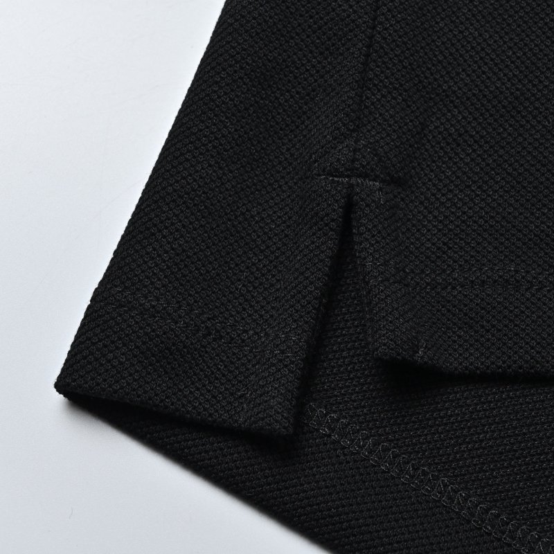 Prada Black Short-Sleeve Polo Shirt view