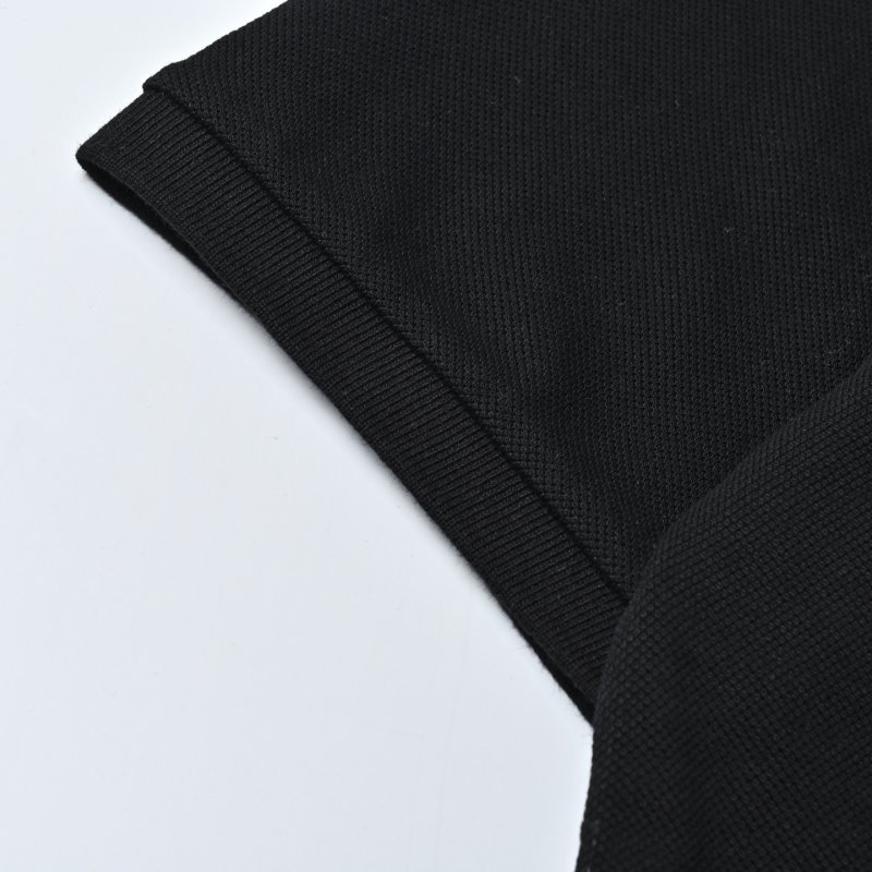 Prada Black Short-Sleeve Polo Shirt view